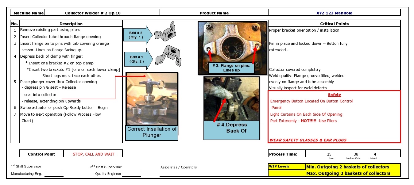 Paper Work Instructions